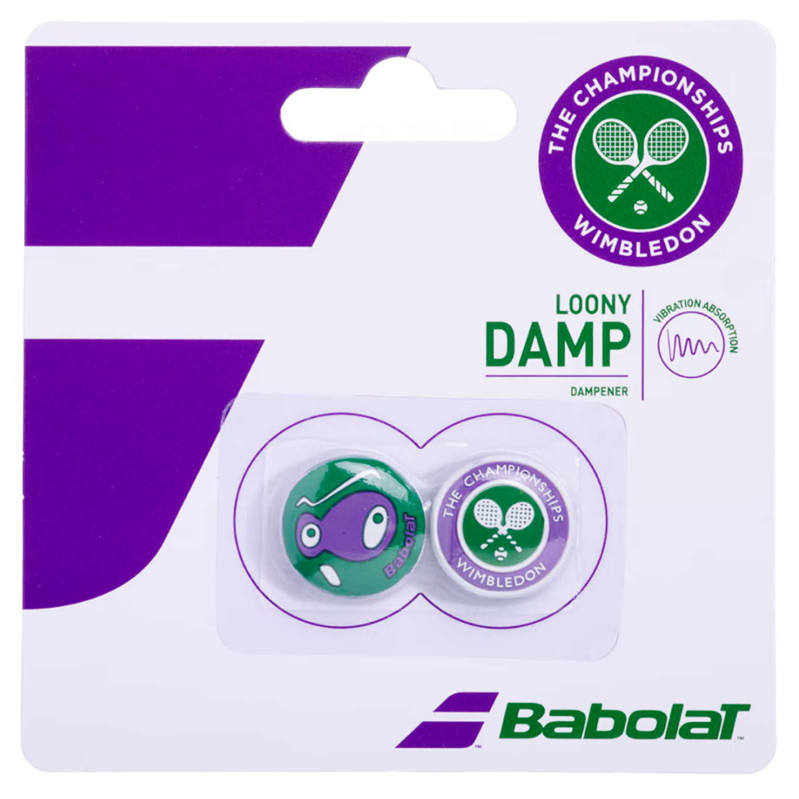 4: Babolat Loony Damp Wimbledon Støddæmper